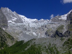 Val Veni, Ghiacciaio della Breva da Loc. Purtud