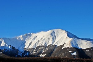 Folata di vento sulla cima