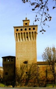 Una torre della Rocca di Cento