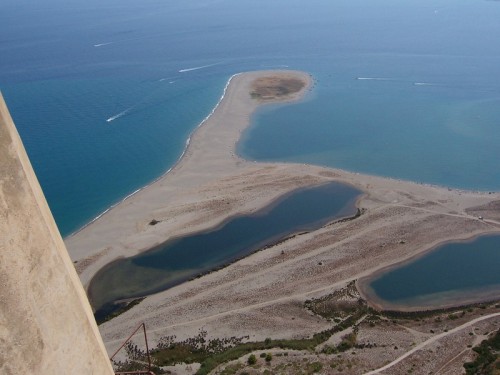 Patti - Spiaggia a forma di madonna