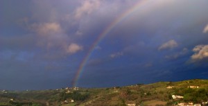 Arcobaleno sulle colline di Grassina