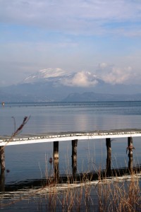Garda e sopra il Monte Baldo