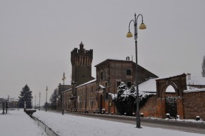 Il castello sotto la neve