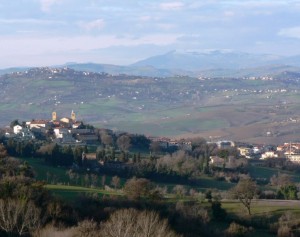 Panorama di Tavullia