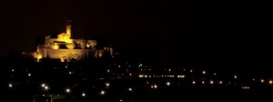 Castello di Brescia by night