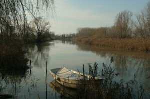 canale lagunare a Jesolo Paese