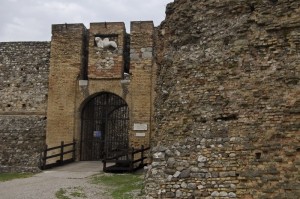 l’ingresso del castello…