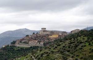 Una panoramica di Sermoneta