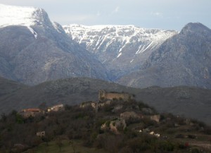 I resti del castello degli Orsini