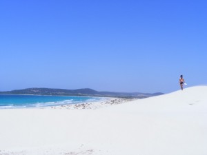 il bianco di Porto Pino