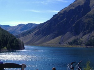 SOLE BACIA IL LAGO DI LIVIGNO