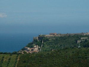 La Rocca che sovrasta Porto Erole