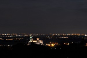 Torrechiara by night