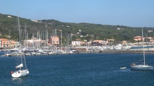 Arrivando a Carloforte..