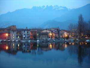 Pescarenico al crepuscolo