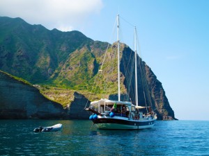 Salina in barca - Pollara