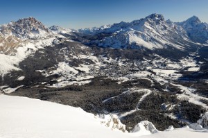 Cortina D’Ampezzo da Ra Valles a 2.470 m