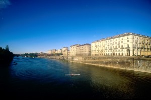 Torino  e il suo fiume Po