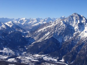 Panorama alpino dal monte Fraiteve (2700 slm circa)