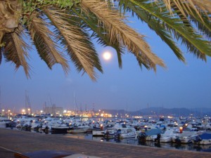 Tramonto di novembre nel Golfo della Spezia