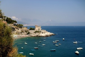 al riparo nella rada di Erchie