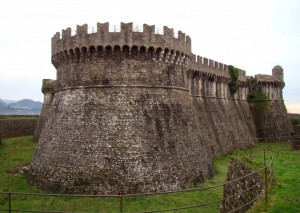 Profilo della Fortezza di Sarzanello