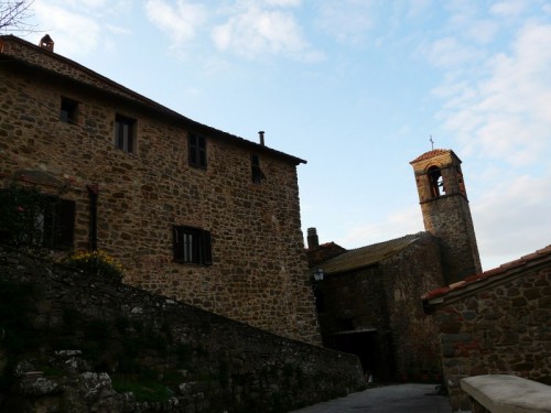 Scansano - Tempesta di neve al castello
