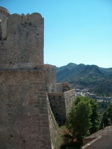 Veduta laterale del Castello