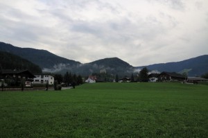 Panoramica con sfondo il Castello di San Michele