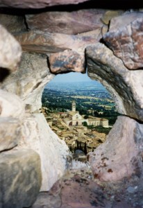 Assisi visto dal castello