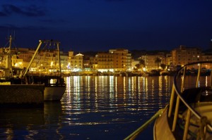 Dal porto di sera