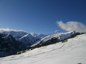 Il Monte Bianco da Lasalle
