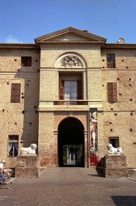 L’ingresso della Rocca di Soragna