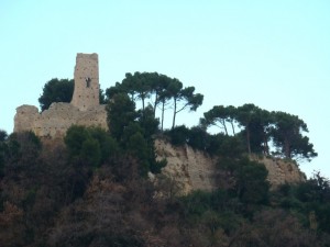 Ruderi del Castello di S. Andrea lato sud