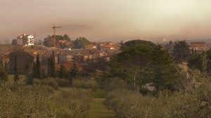 Tra le nebbie il Soratte