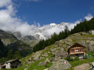salendo verso il Rosa