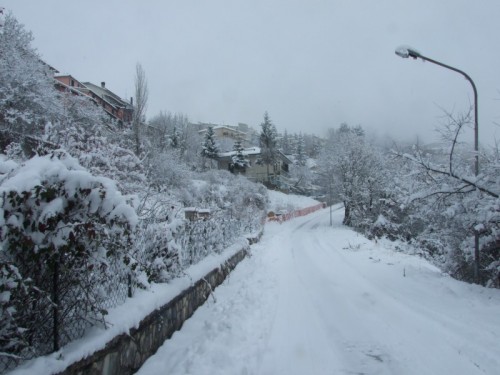 Monteleone di Spoleto - monteleone in neve