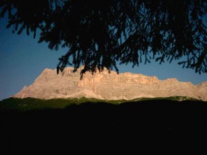 L’enrosadira sul sass D’la Crusc