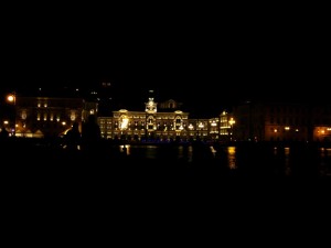Piazza Unità di notte