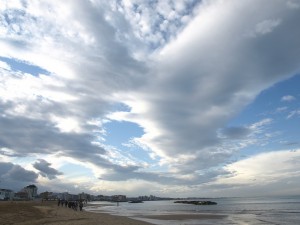 Passeggiando sulla spiaggia