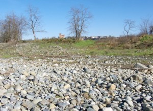 Il castello e l’abitato di Francavilla Bisio.