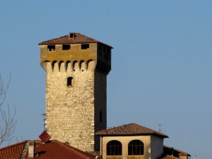 la torre del castello di Incisa