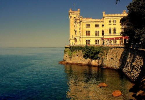 Trieste - Tramonto A Miramare...
