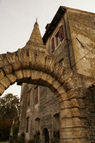 Cervignano del Friuli - particolare dell'entrata del Castello di Sotto di Strassoldo