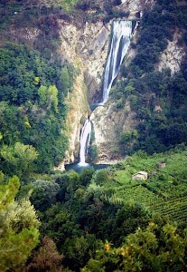 La Cascata  dell’Aniene a Tivoli