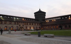 Una torre del Castello Sforzesco