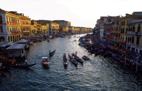 Venezia - Canal Grande al tramonto Venezia - Canal Grande al tramonto