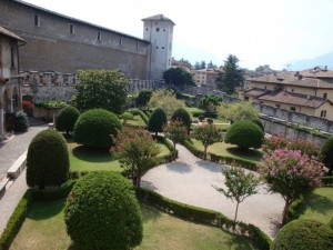 Trento, il parco del castello del Buonconsiglio