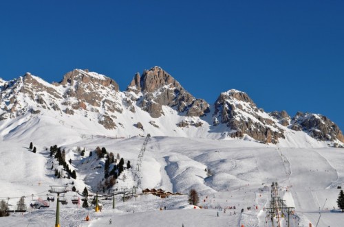 Moena - Sciare al Passo San Pellegrino