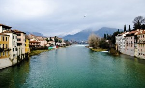 Bassano e il Brenta fino all’orizzonte